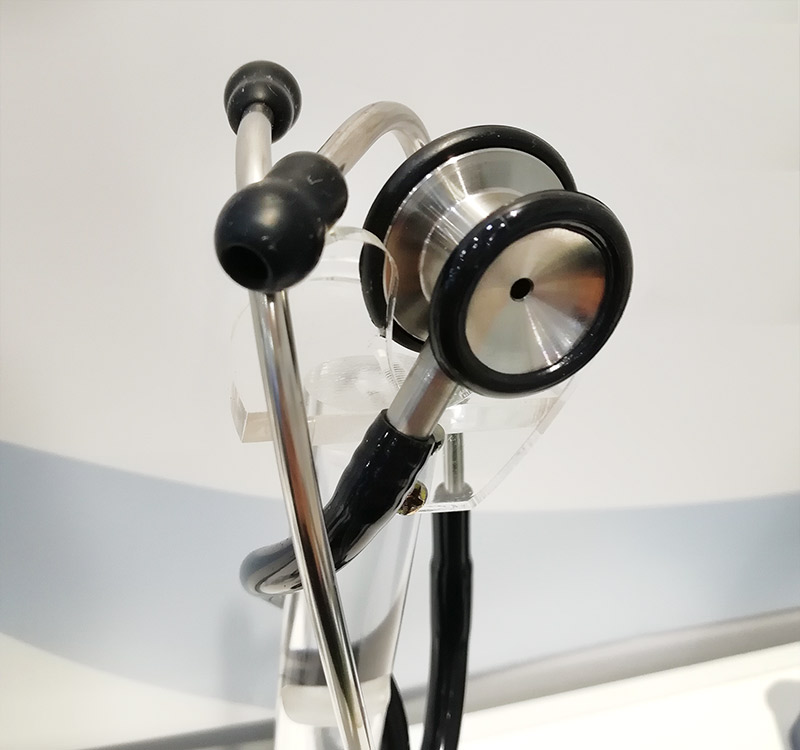 Stéthoscope à double tête en acier inoxydable pour enfants