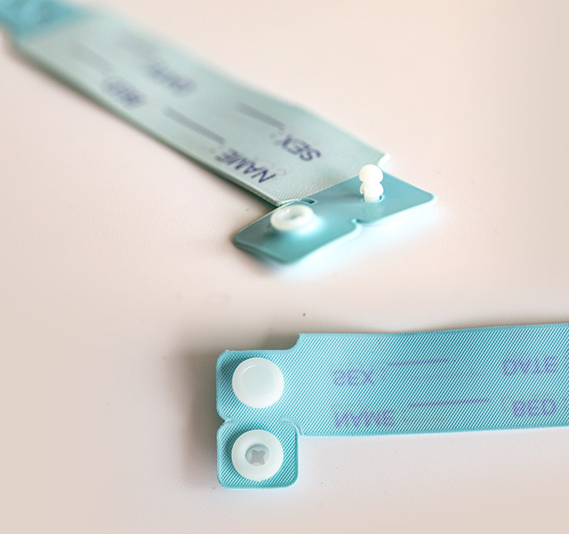 Bracelet du0026#39;identification chirurgicale en PVC de haute qualité pour patient
