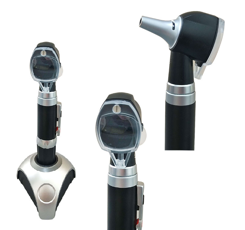 Kit de diagnostic ORL Otoscope à fibre optique rechargeable du