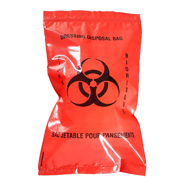 Sac du0026#39;échantillons en plastique médical jetable Biohazard