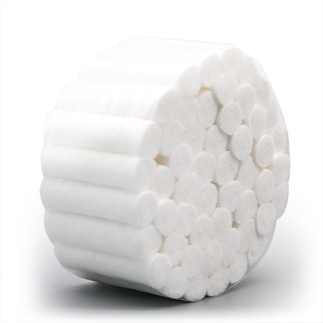 Rouleau de coton dentaire 100 % hautement absorbant jetable avec différentes tailles