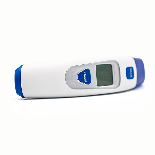 Thermomètre auriculaire infrarouge numérique avec rétroéclairage LCD pour les tests de température du corps humain