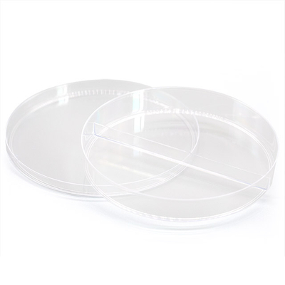 Boîte de Pétri transparente en plastique jetable pour utilisation en laboratoire