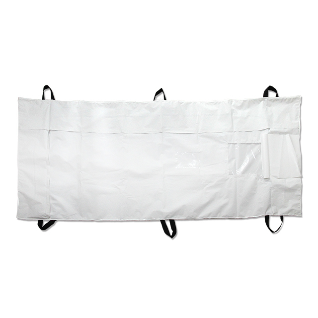 PEVA Medical Funeral Dead Sac mortuaire à fermeture éclair étanche avec six poignées de transport