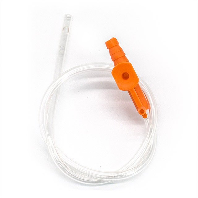 Cathéter de tube du0026#39;aspiration en PVC jetable à usage médical